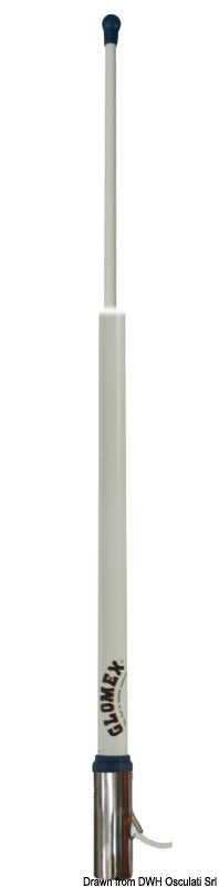 GLOMEX RA1225HP VHF antenna 2.4 m - foto originale Osculati Srl