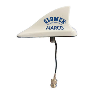 GLOMEX MAKO VHF antenna 250mm white - foto originale Osculati Srl