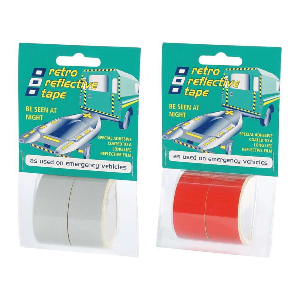 PSP Marine Tapes Reflective self-adhesive tape red 2.5 m x 25 mm (2 rolls da 25 mm x 2,5 m) - foto originale Osculati Srl