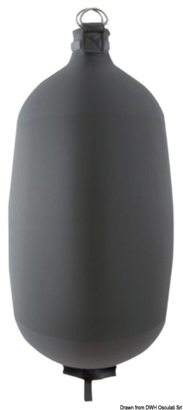 FENDERTEX C104 inflatable fender dark grey - foto originale Osculati Srl