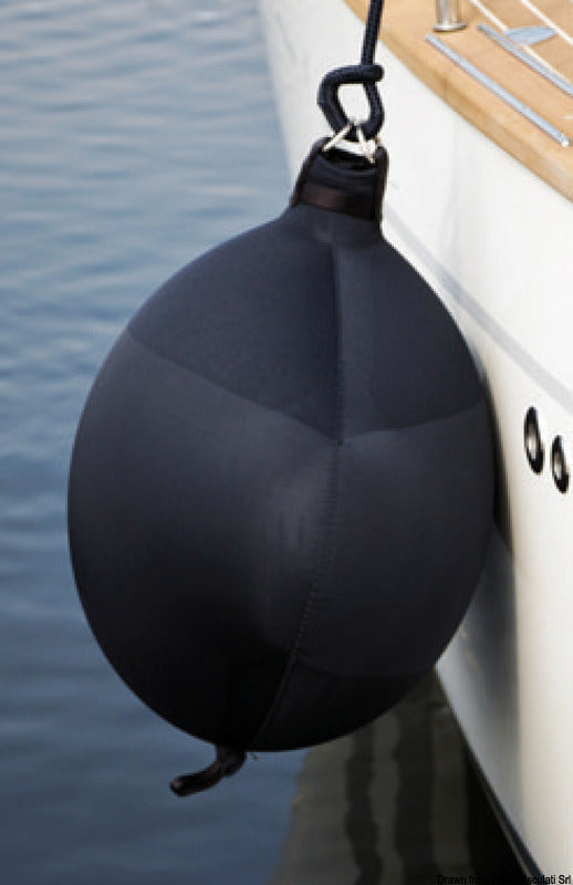 FENDERTEX S60 inflatable fender black - foto originale Osculati Srl