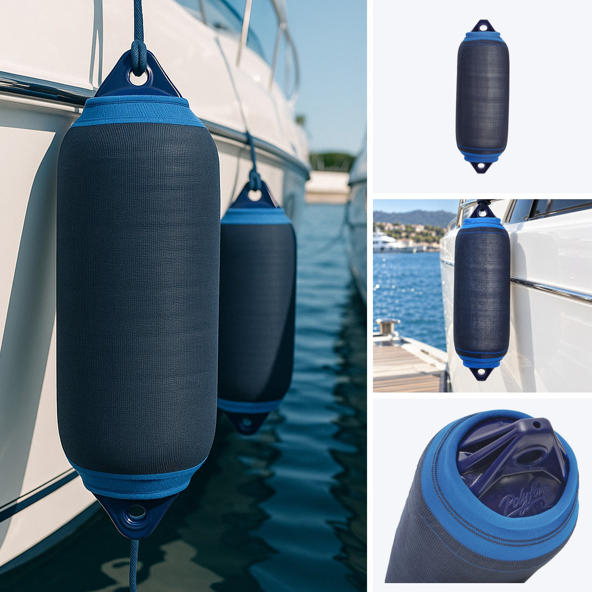 Fender cover F4 navy w/head - in use