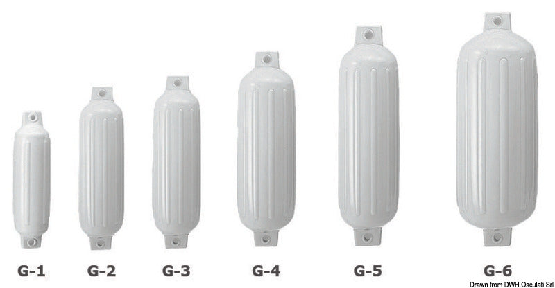 Polyform G5 fender white - foto originale Osculati Srl
