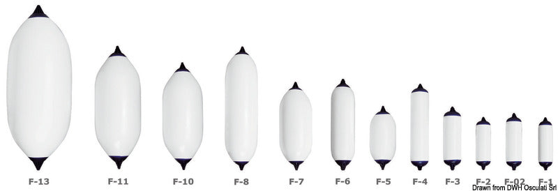 Polyform F6 fender - foto originale Osculati Srl