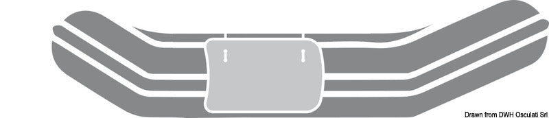 Fender for inflatables 250 x 500 mm - foto originale Osculati Srl