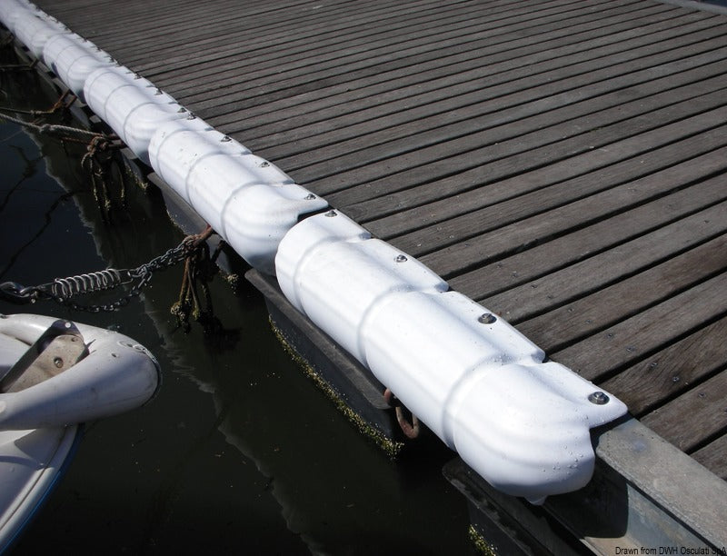 Marina and pile fender white 900 mm - foto originale Osculati Srl
