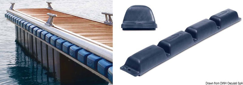 Marina and pile fender 800 mm blue - foto originale Osculati Srl