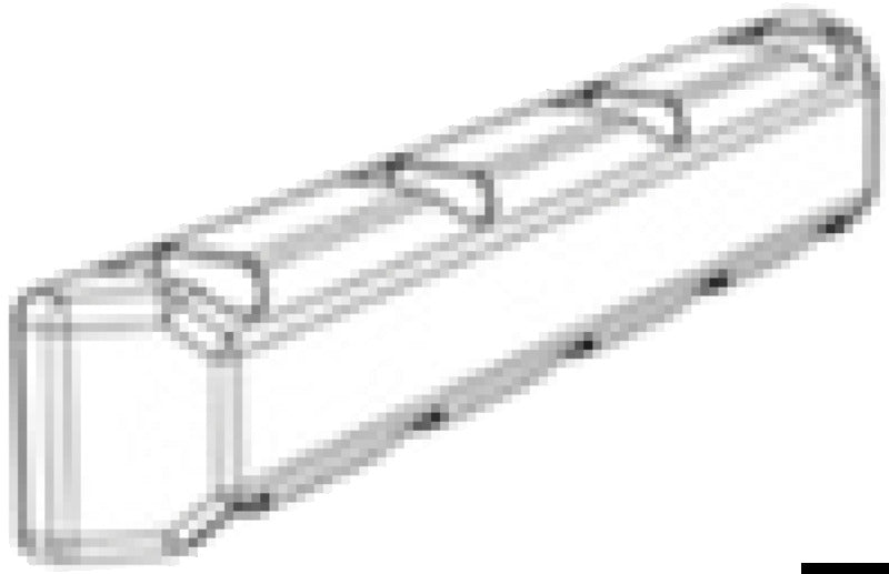 MEDIUM FENDER for marina and pile white 96cm - foto originale Osculati Srl