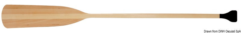 Laminated wood paddle 160 cm - foto originale Osculati Srl