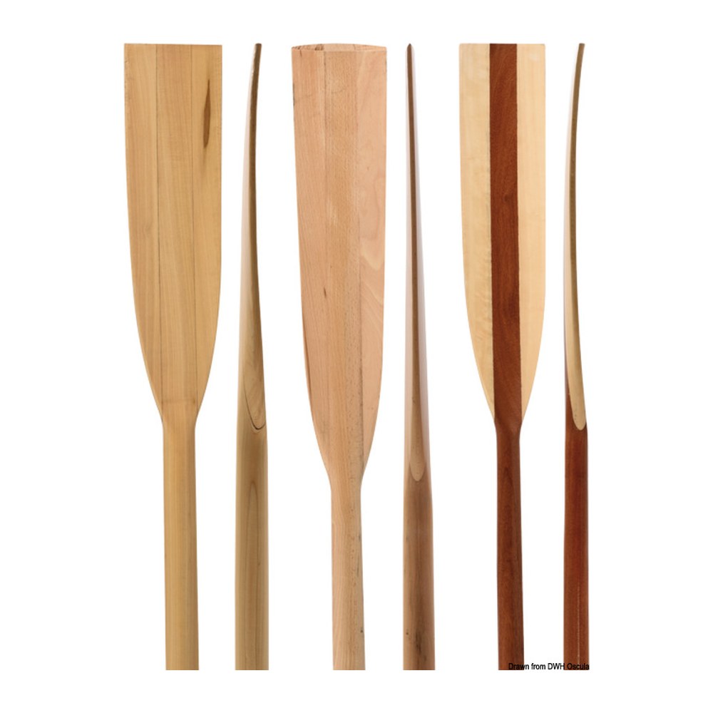 Beech wood oar 220 cm - foto originale Osculati Srl
