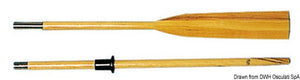 Beech wood oar divisible in 2 parts 300 cm - foto originale Osculati Srl