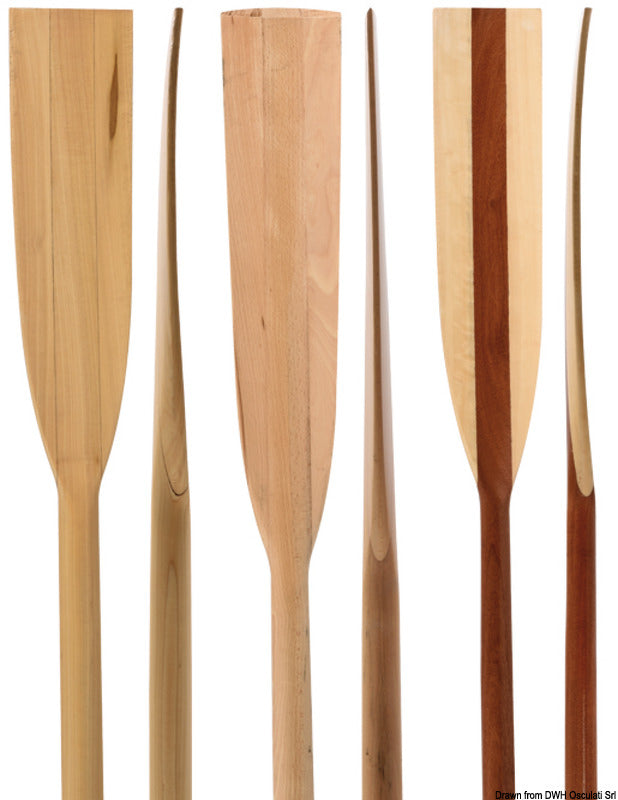 Beech wood oar 250 cm - foto originale Osculati Srl