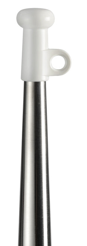 SS conical flagstaff no base 40 cm - foto originale Osculati Srl
