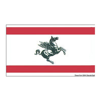 Flagge Toskana 20 x 30 cm