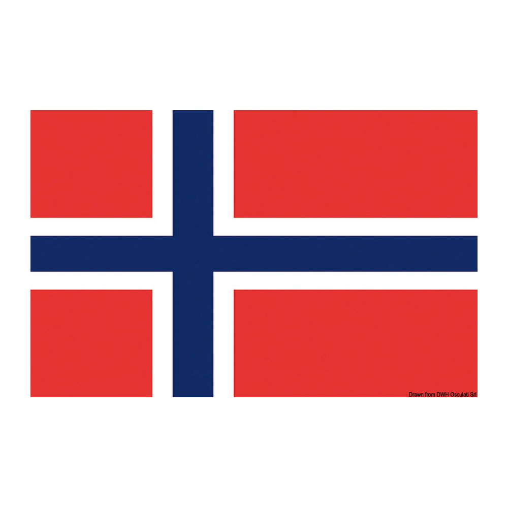 Flag Norway 40 x 60 cm - foto originale Osculati Srl