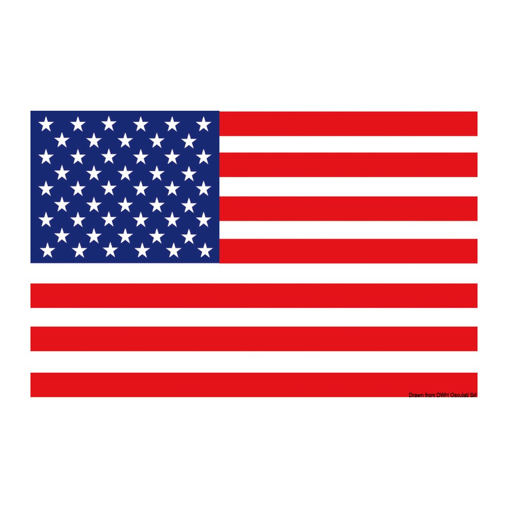 Flag USA 50 x 75 cm - foto originale Osculati Srl