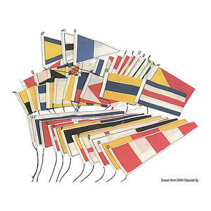 Gran Pavese flag 14 x 20 cm - foto originale Osculati Srl
