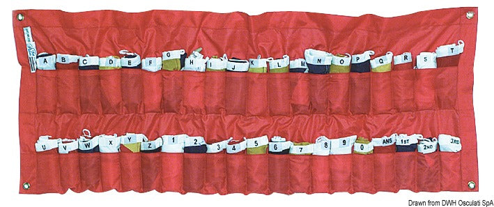 Gran Pavese flag 30 x 42 cm - foto originale Osculati Srl