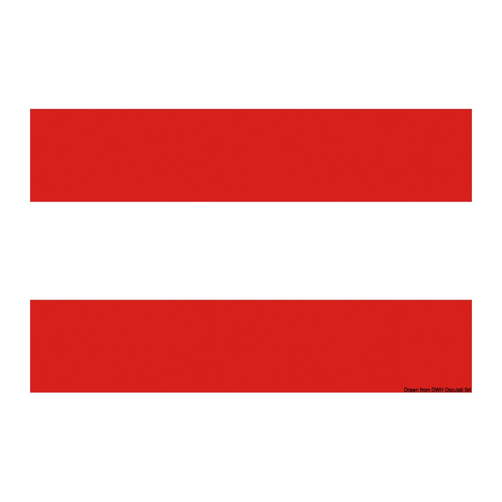Flag Austria 70 x 100 cm - foto originale Osculati Srl