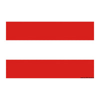 Bandeira da Áustria 80 x 120 cm