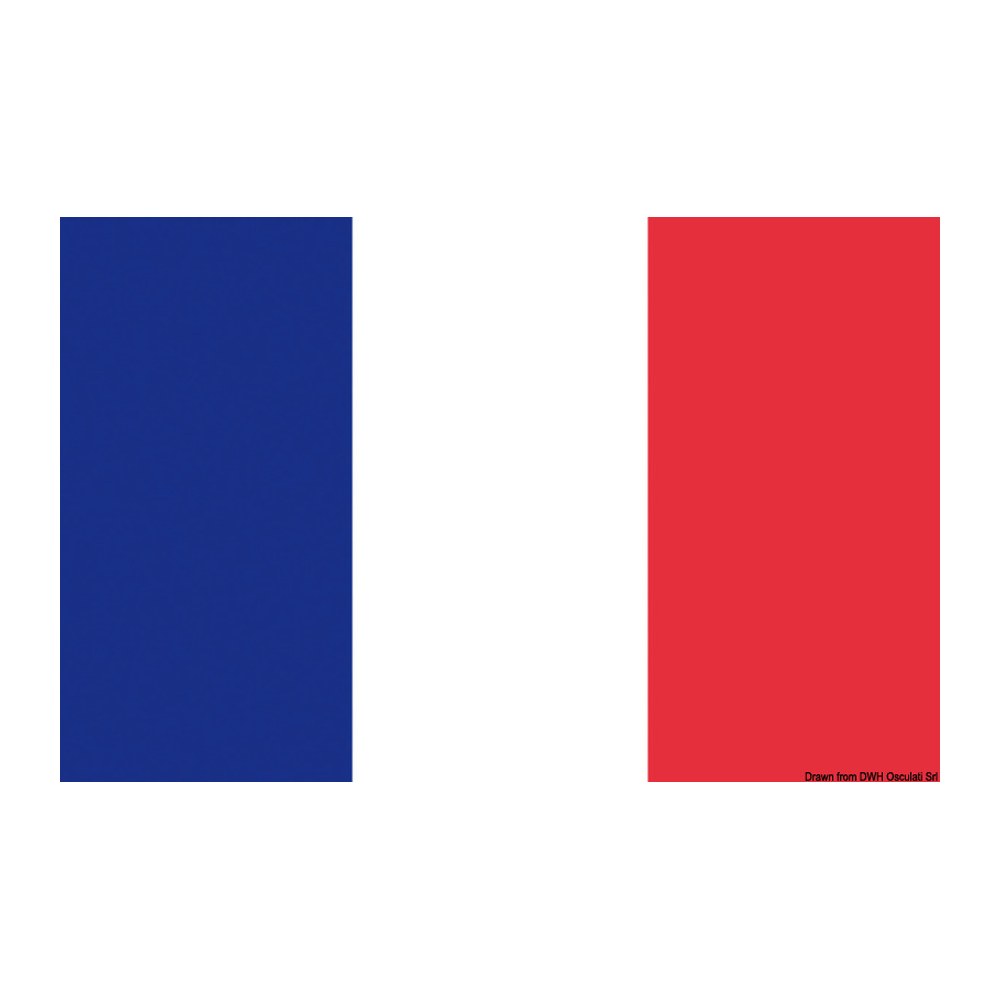 Flag France 70 x 100 cm - foto originale Osculati Srl