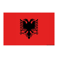 Flagge Albanien 30 x 45 cm