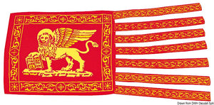 Venetian burgee 22 x 44 cm - foto originale Osculati Srl