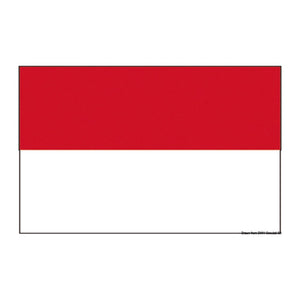 Flag Principality of Monaco 70 x 100 cm - foto originale Osculati Srl