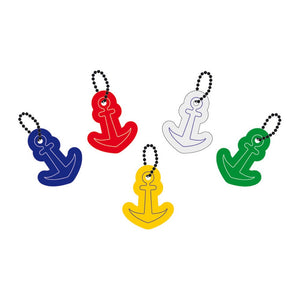 Softfoam keyring Anchor mixed colours Packaging containing N. 10 assorted items - foto originale Osculati Srl