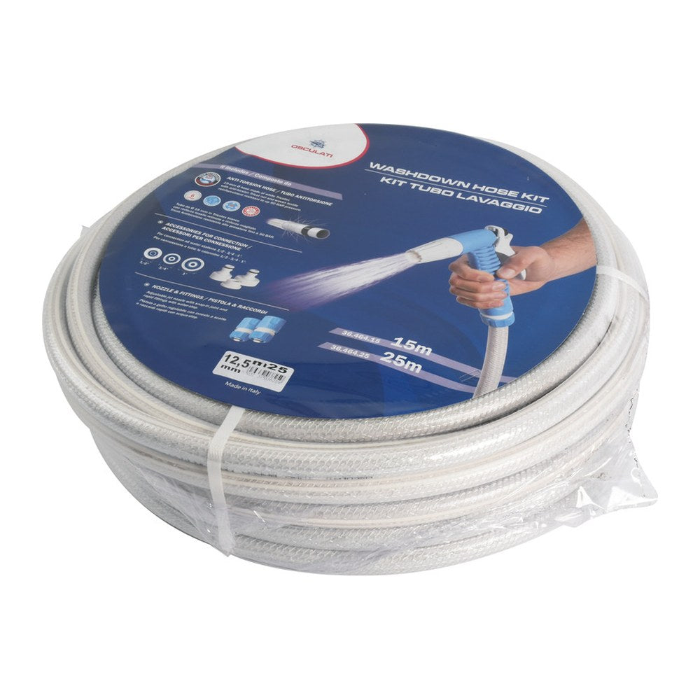 Boat washing kit 25m-hose - foto originale Osculati Srl
