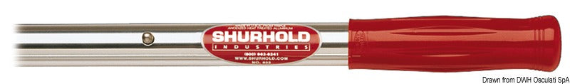 Shurhold Industries Telescopic aluminium handle 109/183 cm - foto originale Osculati Srl