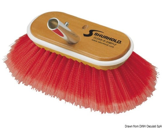 Shurhold Industries Scrubber 6 " soft + medium red fibres - foto originale Osculati Srl