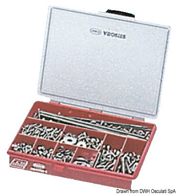 Medium box w/ screws set 850 pcs - foto originale Osculati Srl
