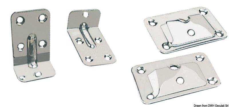 Set of SS shelves - foto originale Osculati Srl