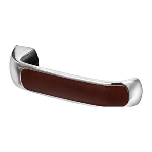 Handles LEATHER w/Yale lock external/internal left - foto originale Osculati Srl