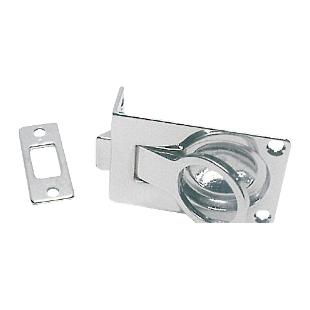 Chromed brass flush latch 57x40 mm - foto originale Osculati Srl
