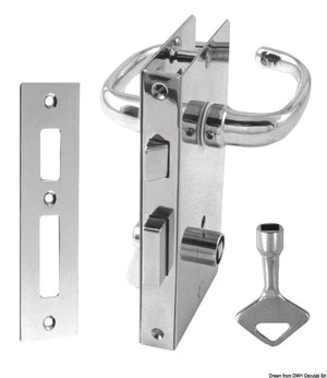 Lock w/handle left - foto originale Osculati Srl