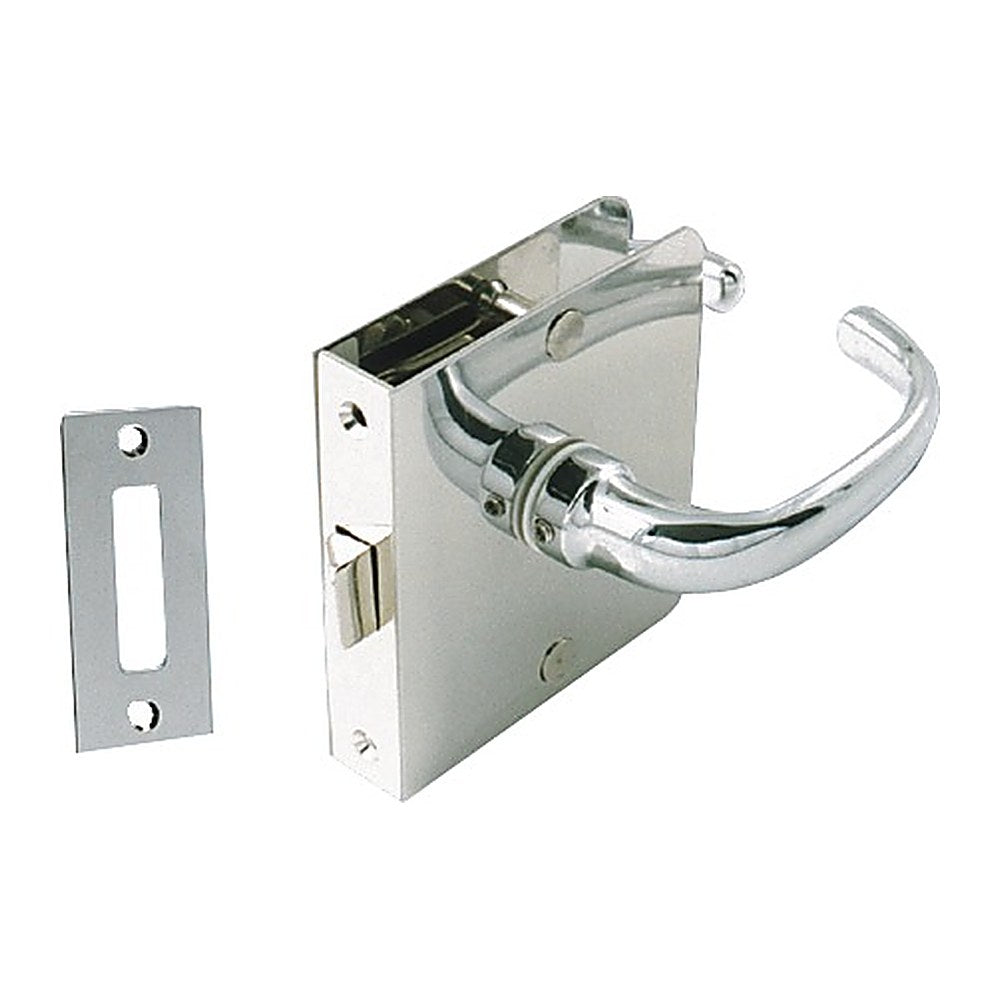 Lock w/handle left chromed brass - foto originale Osculati Srl