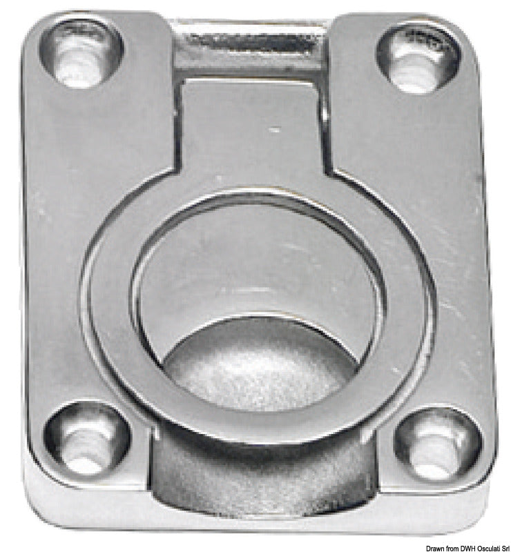 Heavy duty pull latch w/ring - foto originale Osculati Srl