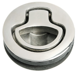 Flush pull latch AISI316 w/stop without lock - foto originale Osculati Srl