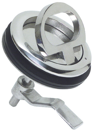Lift and turn flush latch AISI316 without lock - foto originale Osculati Srl