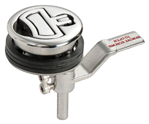 Lift and turn flush latch AISI316 without lock Ø60 - foto originale Osculati Srl
