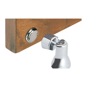 Chromed brass magnetic swivelling doorstop - foto originale Osculati Srl