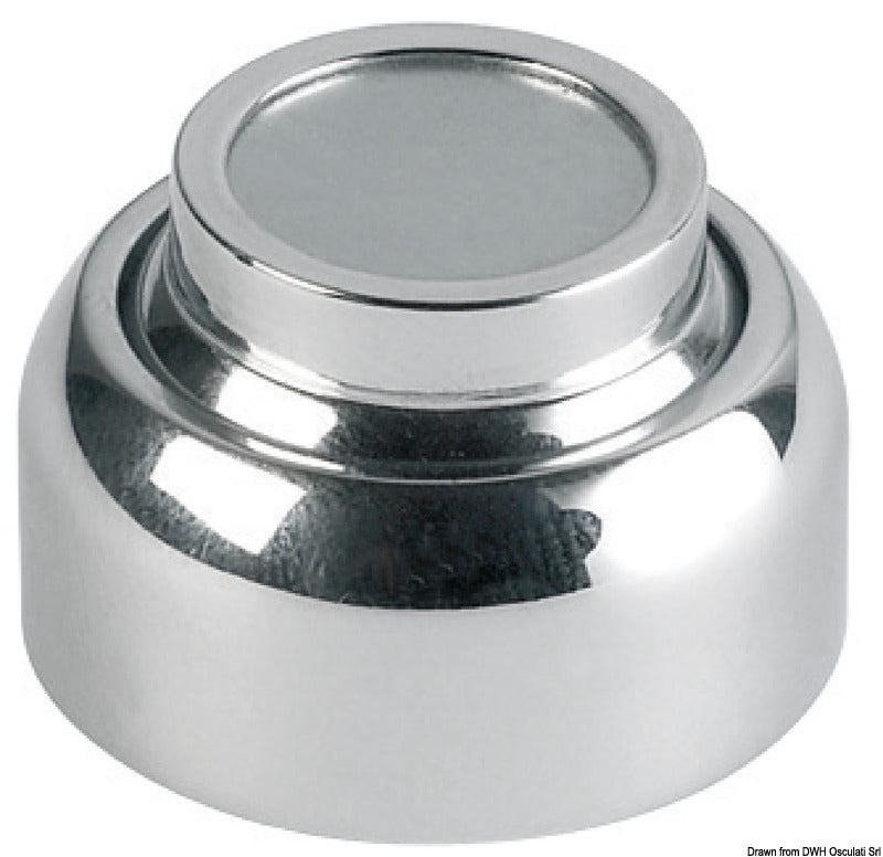 Magnetic door hook chromed brass for outdoor use 7.5 kg - foto originale Osculati Srl