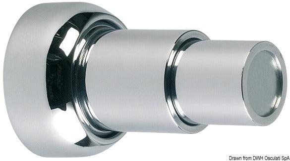 Brass telescopic magnetic doorstop - foto originale Osculati Srl