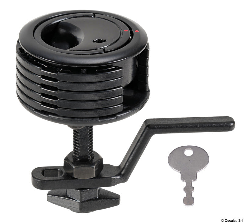 Eclipse MK2 60 flush latch SS black w/lock - foto originale Osculati Srl
