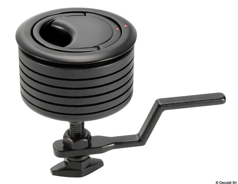 Eclipse MK2 75 flush latch SS black w/lock - foto originale Osculati Srl
