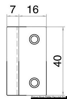 Flush Lock oval Bulk (20 pcs) (pack of 20) - foto originale Osculati Srl