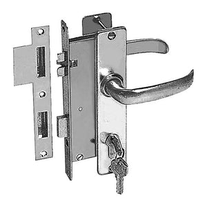 Satin finish chromed brass lock left - foto originale Osculati Srl