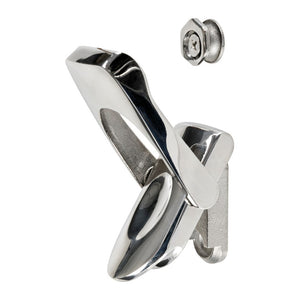 SS lever latch 100 x 32 mm - foto originale Osculati Srl